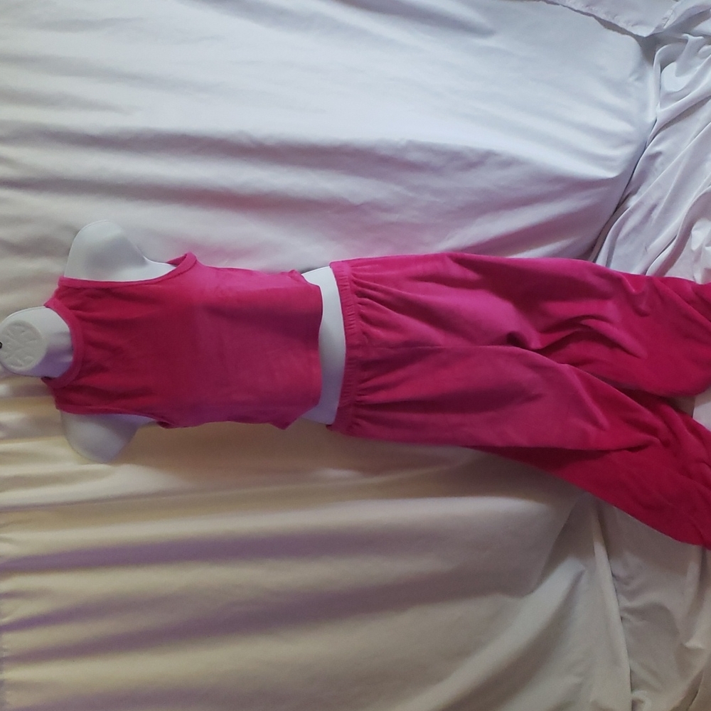 Spandex velour set (top & pant)